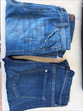 Joe's Jeans Slim Straight Two-Tone Blue Denim